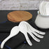 Bright White 6.7 Inch Asian Soup Spoons Set of 10, Ultra-fine Porcelain Tablespoon for Ramen, Pho, Cereal