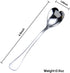 Mini Coffee Spoons Set of 6, Demitasse Spoons, Heart Shaped 4.9-inch 18/10 Stainless Steel Espresso Spoons