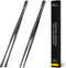 Hotec Kitchen Tweezers, Stainless Steel Fine Kitchen Tongs, 12-Inch Extra-Long Cooking Tweezers Set of 2