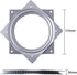 6" Lazy Susan Turntable, 500 LBS Steel Ball Bearing Rotating Tray for Table Cabinet, Low Profile