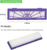 I-clean 16-pack Filters Accessories for Neato Botvac Robotics 70e 75 80, D Series D75 D80 D85, Connected D3 D5 Vacuum