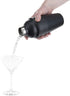 True Ash Stainless Steel Cocktail Shaker - 18 oz for Cold Brew Cocktails, Home Bar Accessories, Matte Black