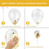 BEAN LIEVE Birthday Candles Set - Cake Topper Decoration with Confetti Balloon Stars and Cupcake Toppers, 12 Pieces
