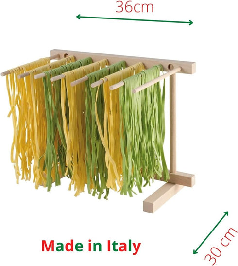 Eppicotispai EP 102 Natural Beechwood Collapsible Pasta Drying Rack