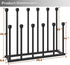 Tigerden 22.5 Inches 6 Closet, Free Standing Shoe Racks, Tall Black Metal Boot Rack Organizer for Pairs, Knee-High Boot