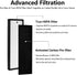 Universal Air Cleaner Carbon FLT4825 HEPA Replacement Filter B Compatible with G-Guardian Air Purifiers AC4825 AC4300 AC4800 AC4900 AC4850 Series