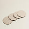 OLETHA Drink Coasters, Set of 4 - Aesthetic Round Coaster for Coffee