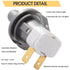 DA34-00066C Refrigerator Door Switch, Compatible with Samsung Bottom-Mount Door Light Switch 2705488, AP5306252
