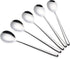 Miupoo Korean Soup Spoons, Stainless Steel Long Handle Tablespoon, Pack of 5