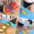 11" Professional Plastic Lettuce Knife, 2 Pack Pink, for Cutting Salad, Fruit, Cake, and Veggies