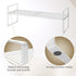 taiheis Organizer,2Pack 8.1" 16.5~27.1" Hole Pattern Expandable Shelf Wide Easy to Assemble Cabinet Organizer Shelf