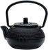PATKAW Japanese Tetsubin Cast Iron Teapot, Stovetop Kettle for Loose Leaf Tea, Black (7.20X7.00X4.30cm)