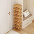 Closet 5 YYW Shoe Rack, Foldable Bamboo Shoes Shelf, Freestanding Shoe Storage Organiser for Entryway, Hallway