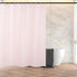 RAY STAR Heavy Duty Pink Waffle Textured Shower Curtain Liner with Hooks, 70 x 72 inches, Waterproof PEVA with 3 Magnets