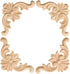 MUXSAM Wood Carved Onlay Appliques, Unpainted Wooden Corner Carving Decals, Furniture Decor