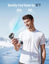 Portable USB Rechargeable Fan, Battery Powered Personal Fan for Travel and Camping