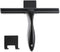 10-Inch Matte Black Shower Squeegee, All-Purpose Stainless Steel for Bathroom, Shower Doors, Mirrors, and Tiles