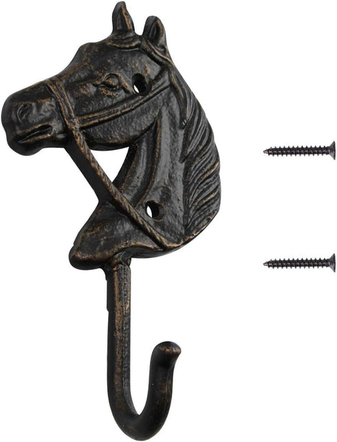 Vintage Wrought Iron Coat Hook Hat Hook, Wall Mounted with Screws Included