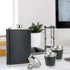 Hip Flask Gift Set, 8 Oz Hip Flasks for Liquor with Black Leather Cover, 18/8 Stainless Steel, 2 Cups & Funnel, Gift Box