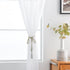 SpaceDresser Basic Rod Pocket Sheer Voile Window Curtain Panels, 1 Pair 60 Width 108 Inch Long for Kitchen Bedroom