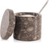Marble Salt Cellar 3 Inch Flaky Salt Containers for Countertop - Sugar