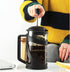 YUANBOO 20oz French Press Coffee Tea Maker, Thickened Borosilicate Glass with 3 Filter Screens, Stainless Steel