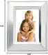 Lawrence Frames Brushed Silver Plated Metal Picture Frame, 2x3