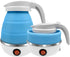 Travel Portable Foldable Electric Kettle, 0.6L Collapsible Hot Water Boiler for Coffee and Tea