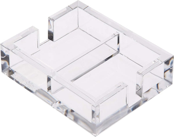 Caspari Acrylic Bridge Playing Card Decks Holder, Clear, 1 Count for Card Storage