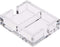 Caspari Acrylic Bridge Playing Card Decks Holder, Clear, 1 Count for Card Storage