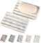 2PCS Koville Italian Natural Marble Soap Dish for Shower, Multi-Color Stone Soap