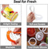 Silicone Replacement Gasket - Airtight Rubber Seals for Mason Jar Lids, Leak-Proof Canning Seals, 10pcs White