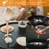 6pcs Double Rolled Stainless Steel 3.15inch English Muffin Rings for Cooking