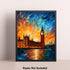 Bestbuddy Pet 11X14 Unframed Starry Night Van Gogh Inspired Art Print Poster, London Landmark Decor
