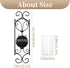 Set 2 Sziqiqi Candle Sconces - of Black Candle Holders for Pillar Contemporary Wall Decorations Sconce Decorative Metal