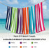 BolBom*S 6 Pack 30x60-100% Set Beach Towels Large Cotton Beach & Pool Towels Bulk Cabana Stripe - Quick Dry Bath Towel