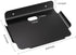8" Floating Shelves for Wall, Metal Wall Shelf for Smart Home, Speakers, Internet Router, Security Camera (Black)