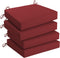 UNIKOME Outdoor Chair Cushions Pack of 4, Water Resistant Patio Cushions with