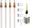 Wine Bottle Torch Kit 4 Pack, Includes 4 Long Life Torch Wicks,