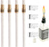 Wine Bottle Torch Kit 4 Pack, Includes 4 Long Life Torch Wicks,