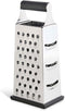 HIC Kitchen Professional Grater Zester, Stainless Steel, Non-Slip Base, 4 Multi-Grating Surfaces