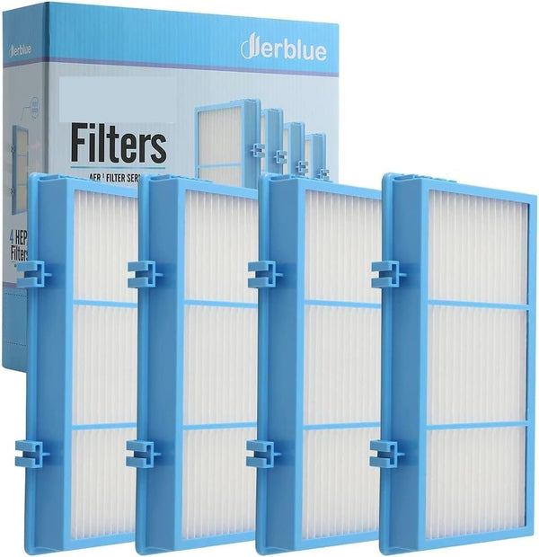 DerBlue 4pcs Replacement Filters Compatible with Holmes AER1 Type Total Air Filter for 30AT and 242-NUC