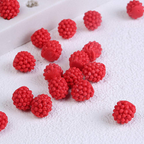 Fewo 32-Cavity 3D Raspberry Silicone Mold for Fondant, Chocolate, Candy, Kitchen Baking, Cake Decorating Tools