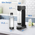 ADD4901BKOQ/37, 1L 60L CO2 Philips Sparkling Water Maker Plastic Soda Streaming Machine with Quick Twist Bottle, BPA