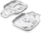 MALACASA Large Spoon Rest, Marble Grey Porcelain Holder for Kitchen Counter, Utensils Rests for Spatula, Ladle, Tongs