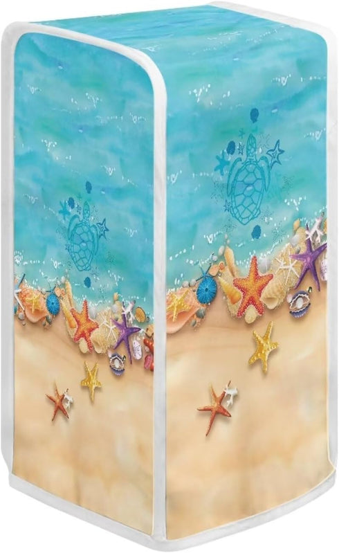 Starfish Sea Electric Can Opener Dust Cover Portable Can Opener Dust Cover Stain Resistant Dust Covers for Small Kitchen Appliance by Kathyboom