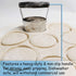 HULISEN 3.5 inch Biscuit Cutter, Stainless Steel Round Cookies Cutter with Soft Grip Handle, Professional Baking Dough