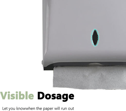 AIFUSI Commercial Paper Towel Dispensers, Wall Mount Toilet Tissue Dispensers Paper Towel Holder C-Fold/Multifold Paper