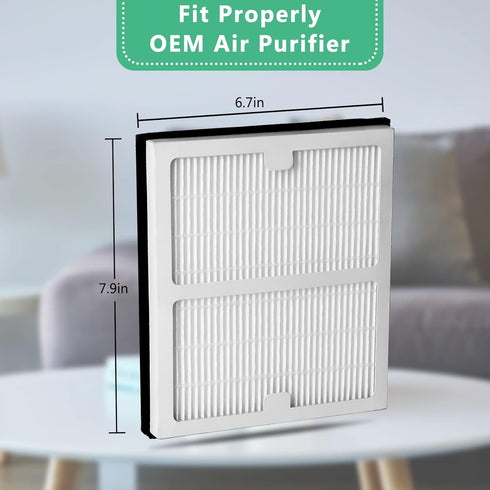 Gekufa Replacement Filter B for Idylis AC-2125, AC-2126, IAF-H-100B, IAP-10-125, IAPC-40-140, IAP-10-150, 2 Filters