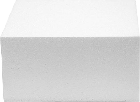 Global Sugar Art Cake Dummy Square, 10 x 10 x 4 Inches